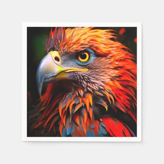 Künstlerischer Bird Serviette (Vorderseite)