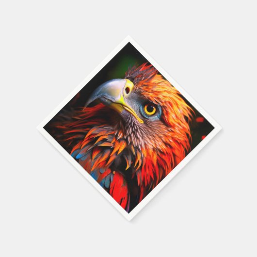 Künstlerischer Bird Serviette (Ecke)