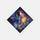 Künstlerischer Bird Serviette (Ecke)