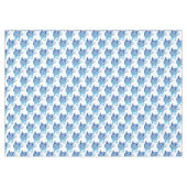 Künstlerischer Blue Coffee Cup mit wirbelnden Must Tischdecke (Vorderseite (Horizontal))