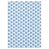 Künstlerischer Blue Coffee Cup mit wirbelnden Must Tischdecke (Vorderseite)