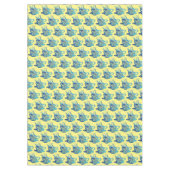 Künstlerischer Blue Coffee Cup mit wirbelnden Must Tischdecke (Vorderseite)