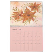 Künstlerischer Blumendesigner Kalender (Feb 2026)