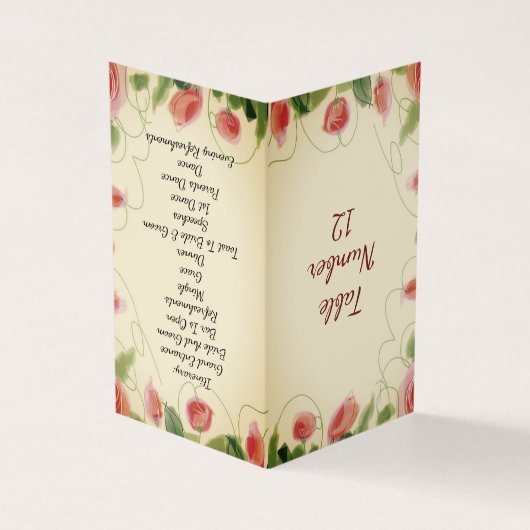 Künstlerischer Blumendesigner Visitenkarten (Vorderseite)