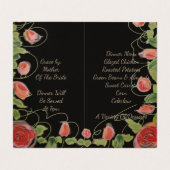 Künstlerischer Blumendesigner Visitenkarten (Innenseite Aufgefaltet)