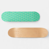 künstlerischer Blumenprint Skateboard (Horizontal)