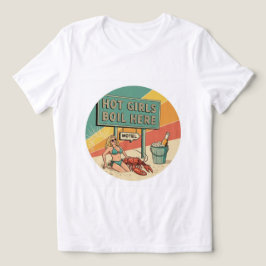 Künstlerischer Crawfish Boil Vibes T - Shirt! 🎨 � Tri-Blend Shirt