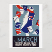 Künstlerischer Deko Reading Postkarte (Vorderseite)