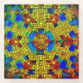 Künstlerischer Design-Untersetzer Glasuntersetzer (Vorderseite)