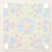 Künstlerischer Design-Untersetzer Glasuntersetzer (Rückseite)