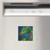 Künstlerischer Drache Magnet (In Situ (Geschirrspüler))