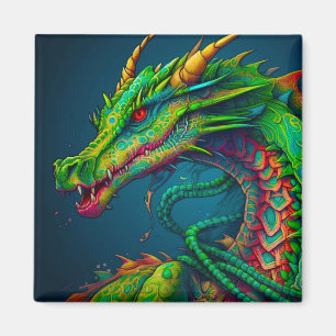 Künstlerischer Drache Magnet