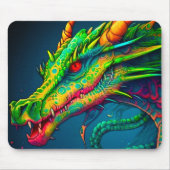 Künstlerischer Drache Mousepad (Vorne)