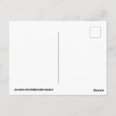 Künstlerischer Drache Postkarte (Rückseite)