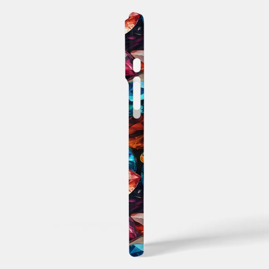 Künstlerischer Edelsteine-Fall Case-Mate iPhone Hülle (Rückseite / Links)