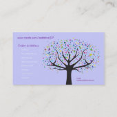 Künstlerischer einzigartiger visitenkarte (Rückseite)