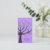 Künstlerischer einzigartiger visitenkarte (Stehend Vorderseite)