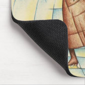 Künstlerischer Eisläufer Mousepad (Ecke)
