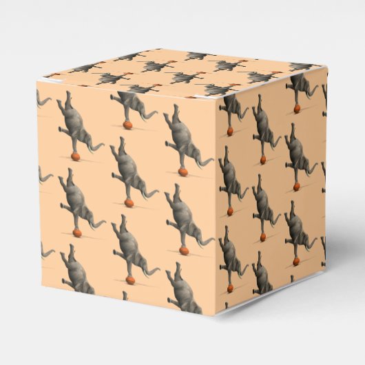 künstlerischer Elefant Geschenkschachtel (Vorderseite)
