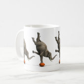 künstlerischer Elefant Kaffeetasse (Vorderseite Links)