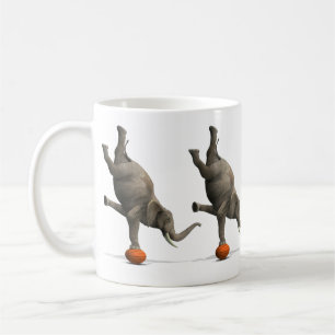 künstlerischer Elefant Kaffeetasse