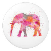 Künstlerischer Elefant Keramikknauf (Vorderseite)