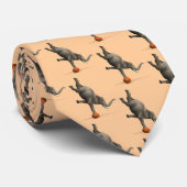 künstlerischer Elefant Krawatte (Gerollt)