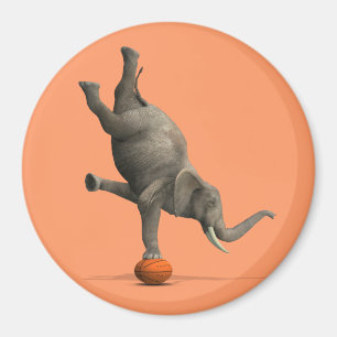 künstlerischer Elefant Magnet