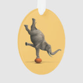 künstlerischer Elefant Ornament (Rückseite)