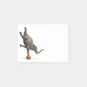 künstlerischer Elefant Post-it Klebezettel (Vorderseite)