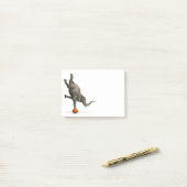 künstlerischer Elefant Post-it Klebezettel (Auf Schreibtisch)