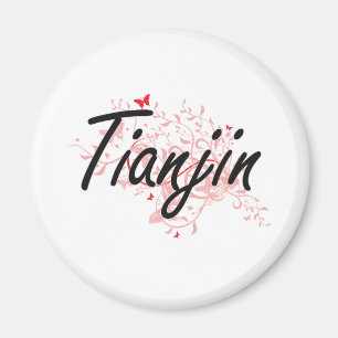 Künstlerischer Entwurf der Tianjin-China-Stadt mi Magnet