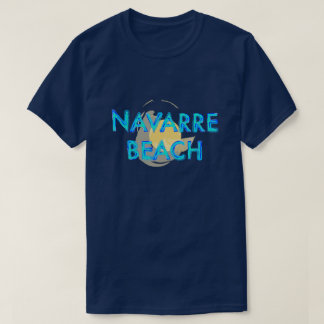 Künstlerischer Entwurf Navarra-Strand-Floridas T-Shirt