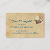 Künstlerischer Feather Pen Classic Writer Visitenkarte (Vorderseite)