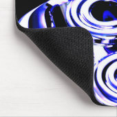 Künstlerischer Flute Silver Metal Schöner Spaß Mousepad (Ecke)