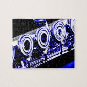 Künstlerischer Flute Silver Metal Schöner Spaß Puzzle (Horizontal)