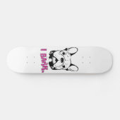 Künstlerischer französische Bulldoggen-"Barken-" Skateboard (Horizontal)