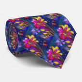 Künstlerischer Freesia-BlumenKrawatte Krawatte (Gerollt)