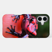 Künstlerischer Frosch-Handyhülle iPhone Hülle (Rückseite (Horizontal))