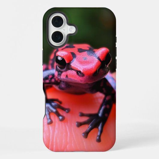 Künstlerischer Frosch-Handyhülle iPhone Hülle (Rückseite)