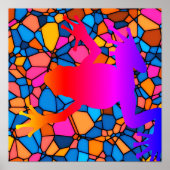 Künstlerischer Frosch Poster (Vorne)