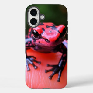 Künstlerischer Froschhanf iPhone 16 Plus Hülle