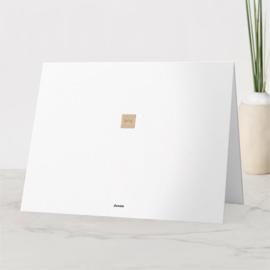 Künstlerischer Geburtstag Karte (Rückseite)