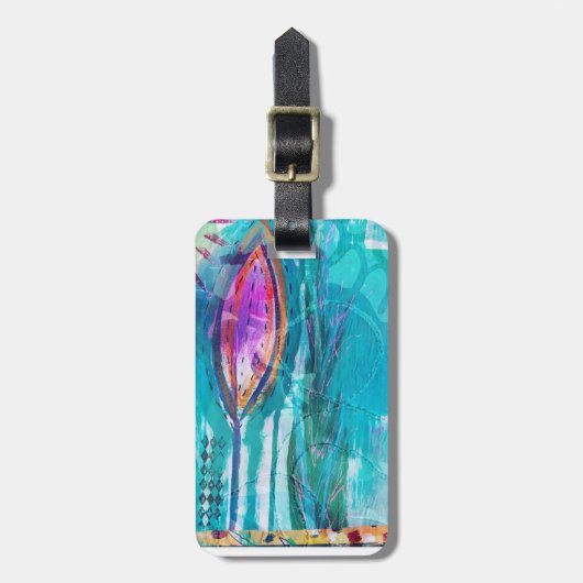 Künstlerischer Gepäckträger Gepäckanhänger (Vorderseite vertikal)