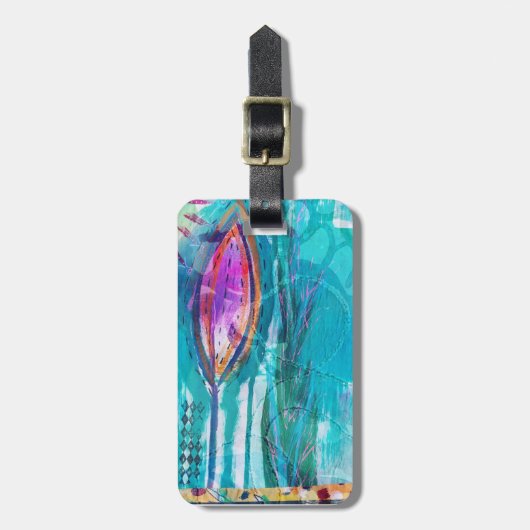 Künstlerischer Gepäckträger Gepäckanhänger (Vorderseite vertikal)