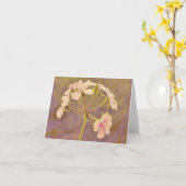 Künstlerischer Geranium-Bunch aus Gertie's Garden Karte (Gelbe Blume)