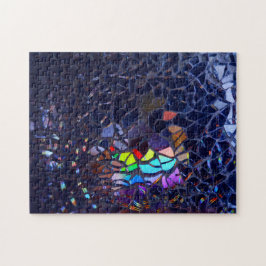 Künstlerischer Glasmuster-Komplex Jigsaw Puzzles