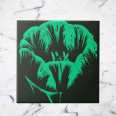 Künstlerischer Grüner Pop Kunst, Dichtung und Musi Fliese