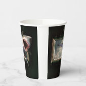 Künstlerischer Hai Pappbecher (Links)