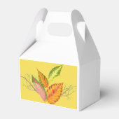 Künstlerischer Herbst auf einem "Gefallen" Geschenkschachtel (Rückseite)